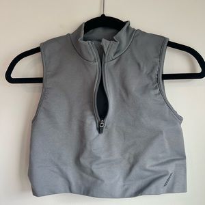 Tala Zip Up Crop Top